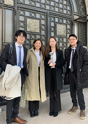 Cambridge team wins Price Media Law Moot Competition 
